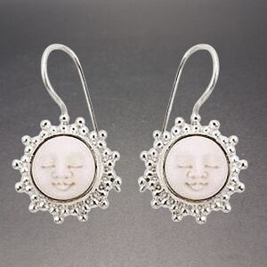 Handmade Sterling Silver Balinese Goddess Earrings 7.20 Grams